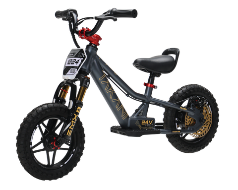 TAKANI 310W Electric Balance Bike 12'' RS Matte Charcoal